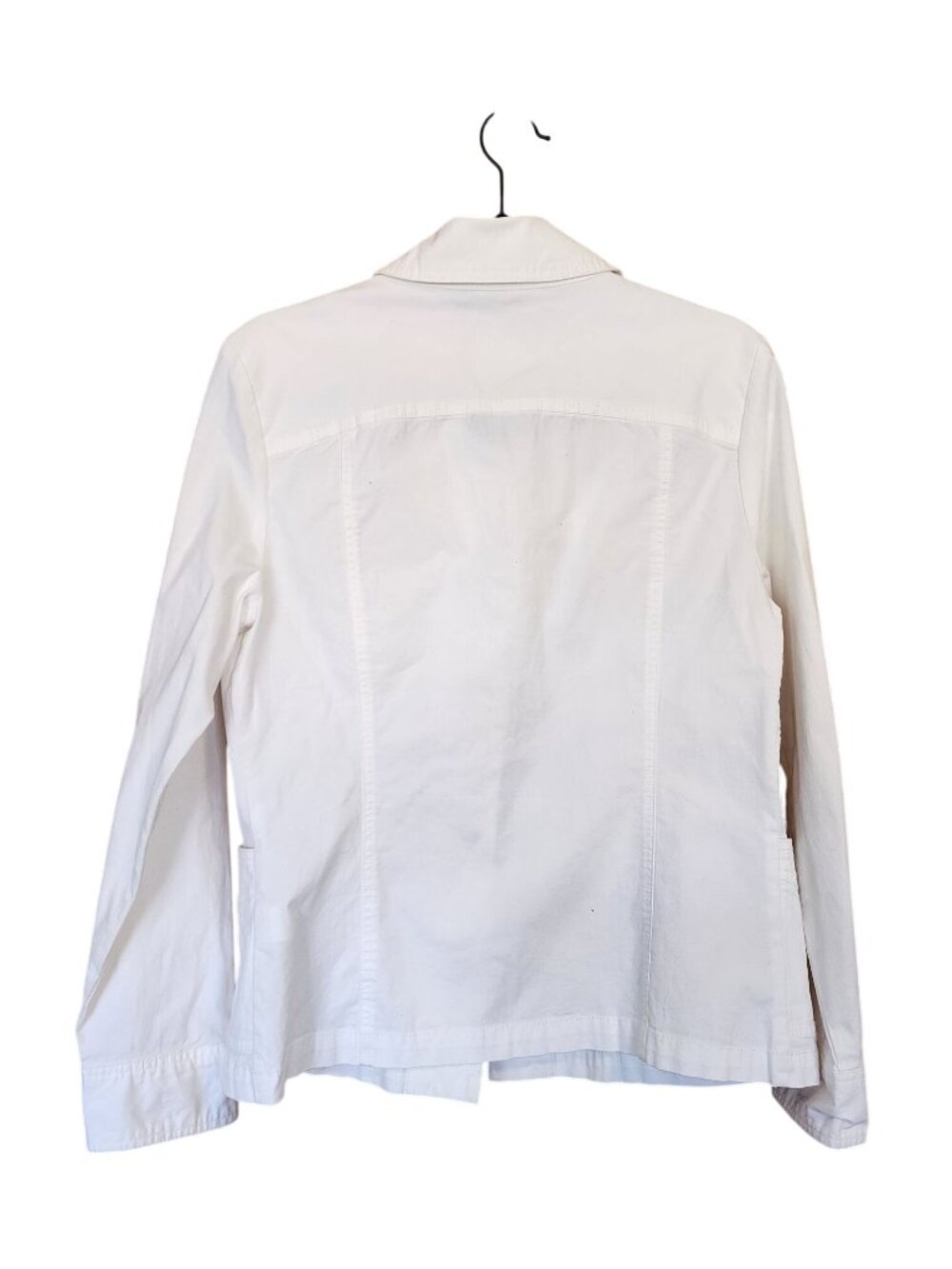 Tribal White Lightweight Denim Jean Jacket Womens Size 10 - Picture 2 of 3